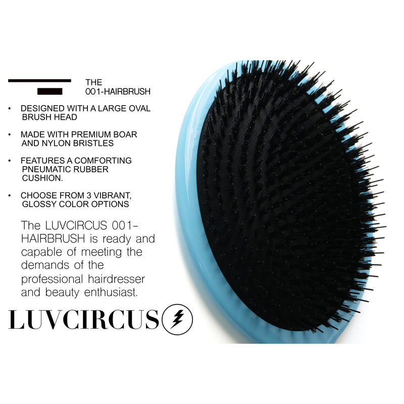 LUVCIRCUS 001 Professional Hair Brush | Boar+nylon bristle