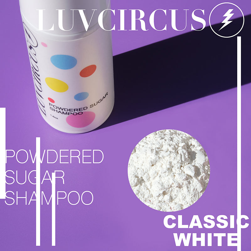 LUVCIRCUS - POWDERED SUGAR SHAMPOO - CLASSIC WHITE - Carnival Candy Scent